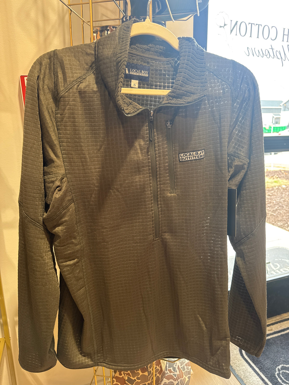 Men’s Waffle Half Zip