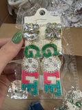 GOLF Beaded Earrings