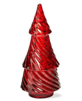 Glass Twist Tree Tealight Holder