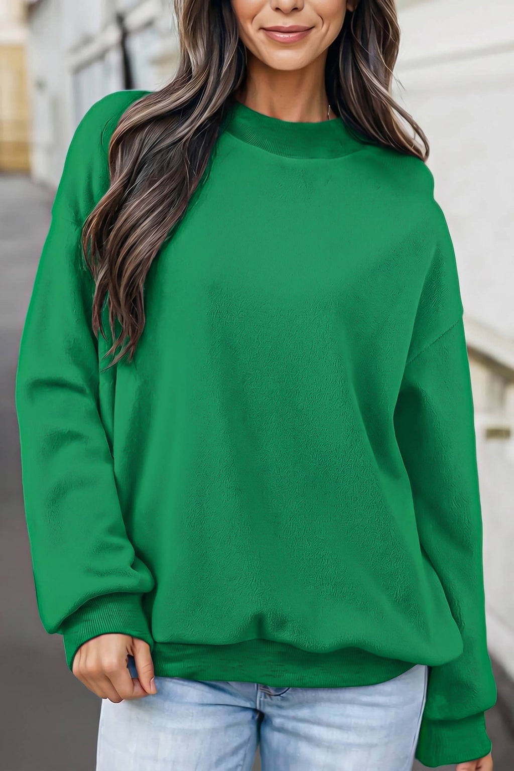 Aapparella - Reversible Oversized Mock Neck Sweatshirt | S-4X