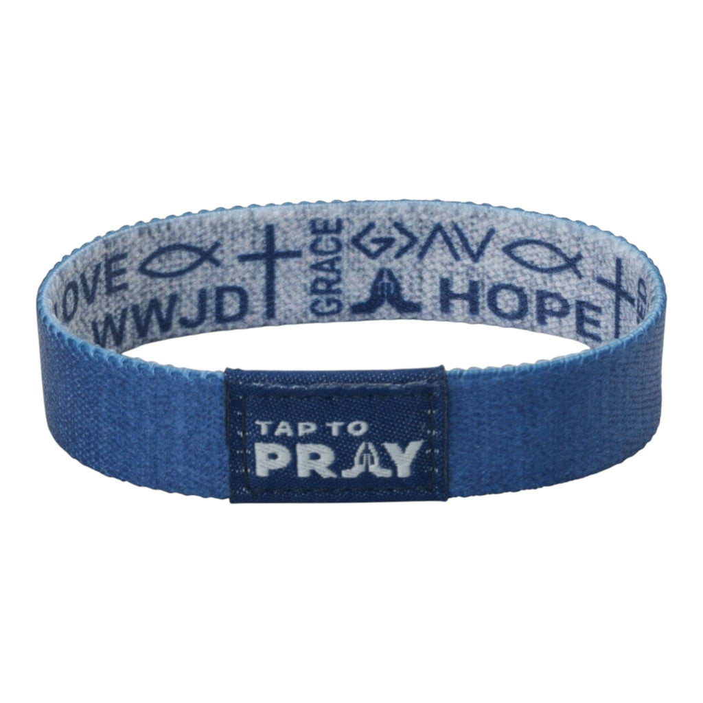Versible - Tap To Pray® Wristband – Symbols of Faith - Navy