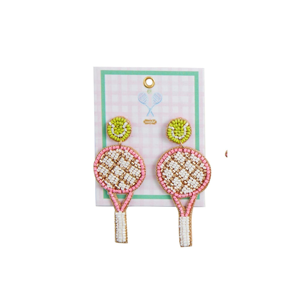 Sports Beaded Earrings