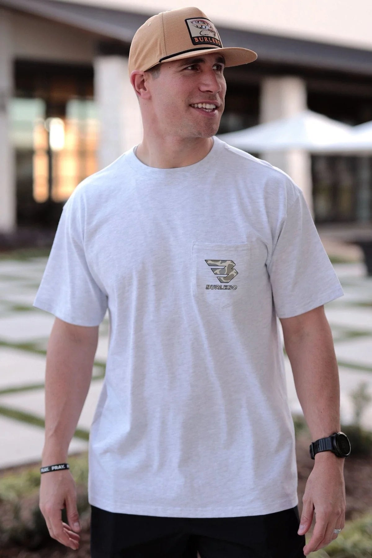 Men’s Burlebo Classic Deer Camo Signature Logo - Ss