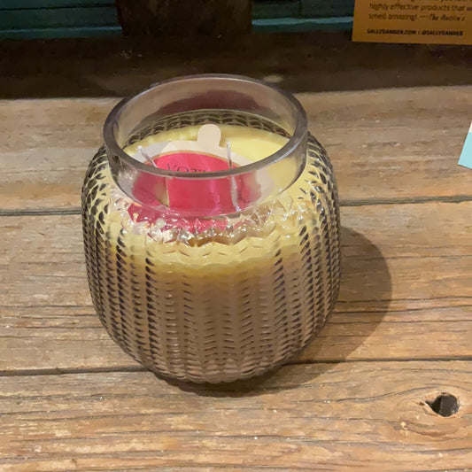 Smokey Globe Candle.