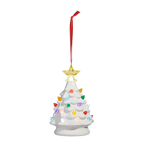 5.25” Vintage Lighted Tree Ornament