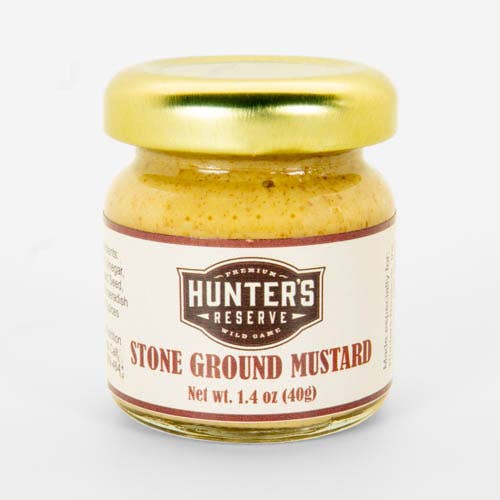 Hunter's Reserve - 1.4oz Stone Ground Mustard Jar