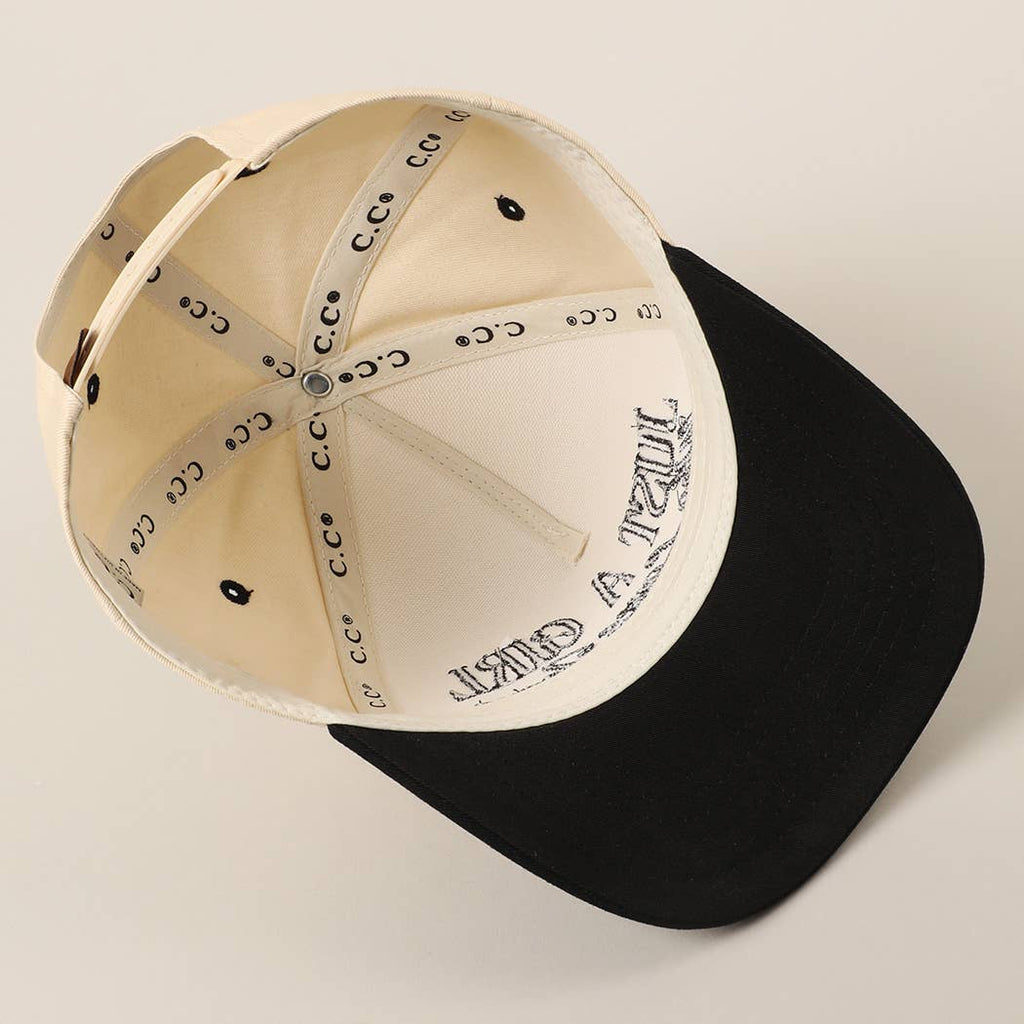 Fashion City - Just A Girl Who Loves Jesus Embroidery Trucker Hat
