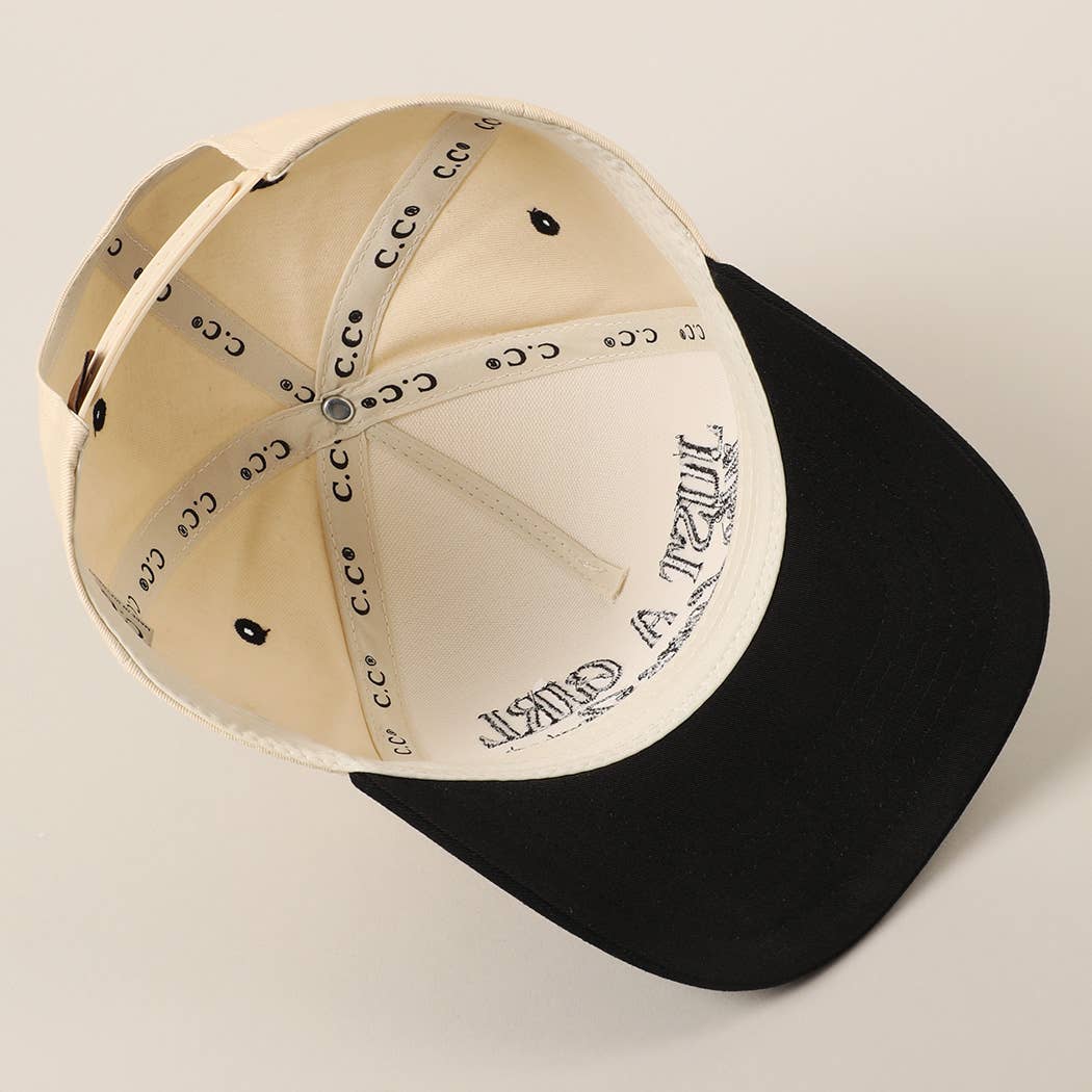 Fashion City - Just A Girl Who Loves Jesus Embroidery Trucker Hat