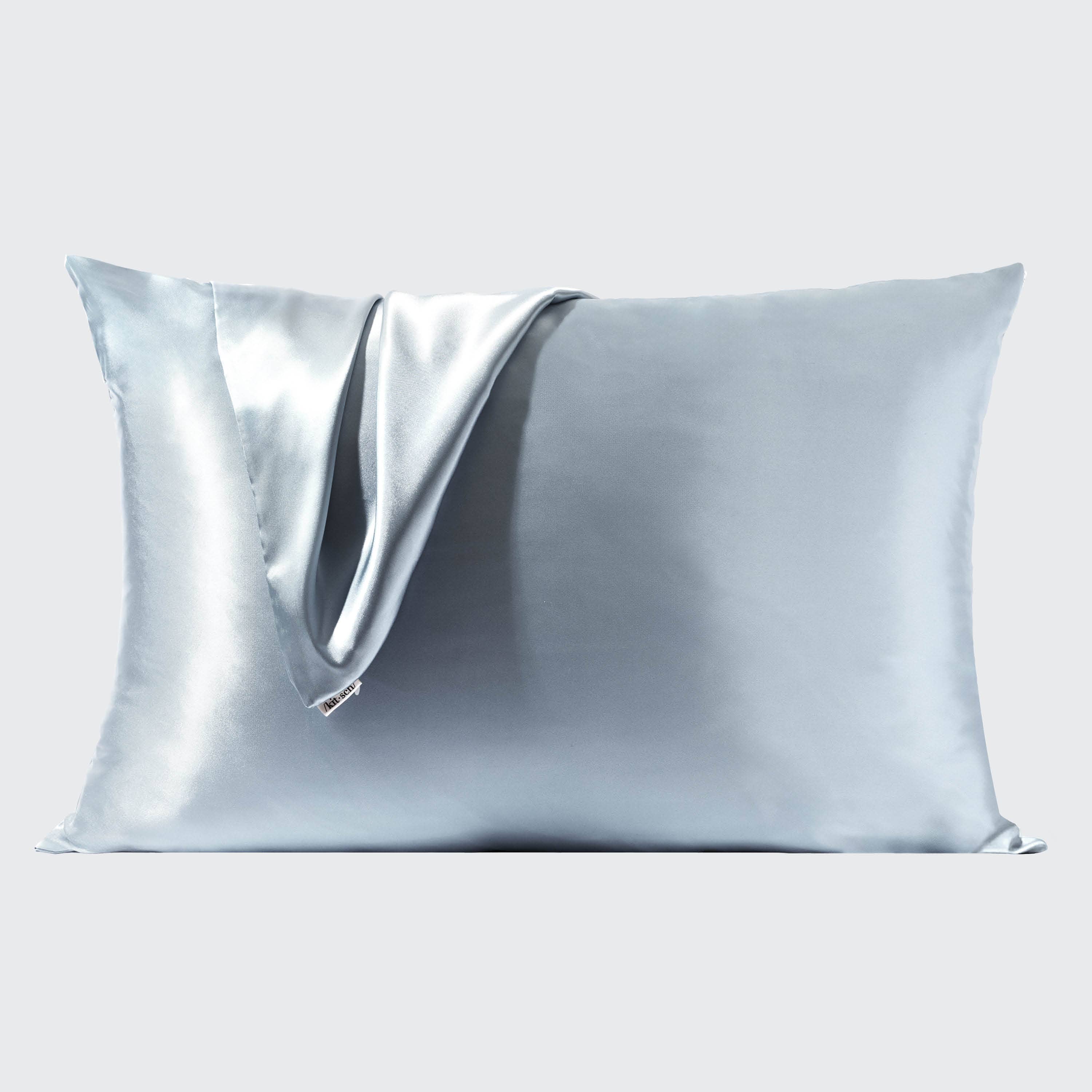 KITSCH - Satin Pillowcase Standard - Haze Blue