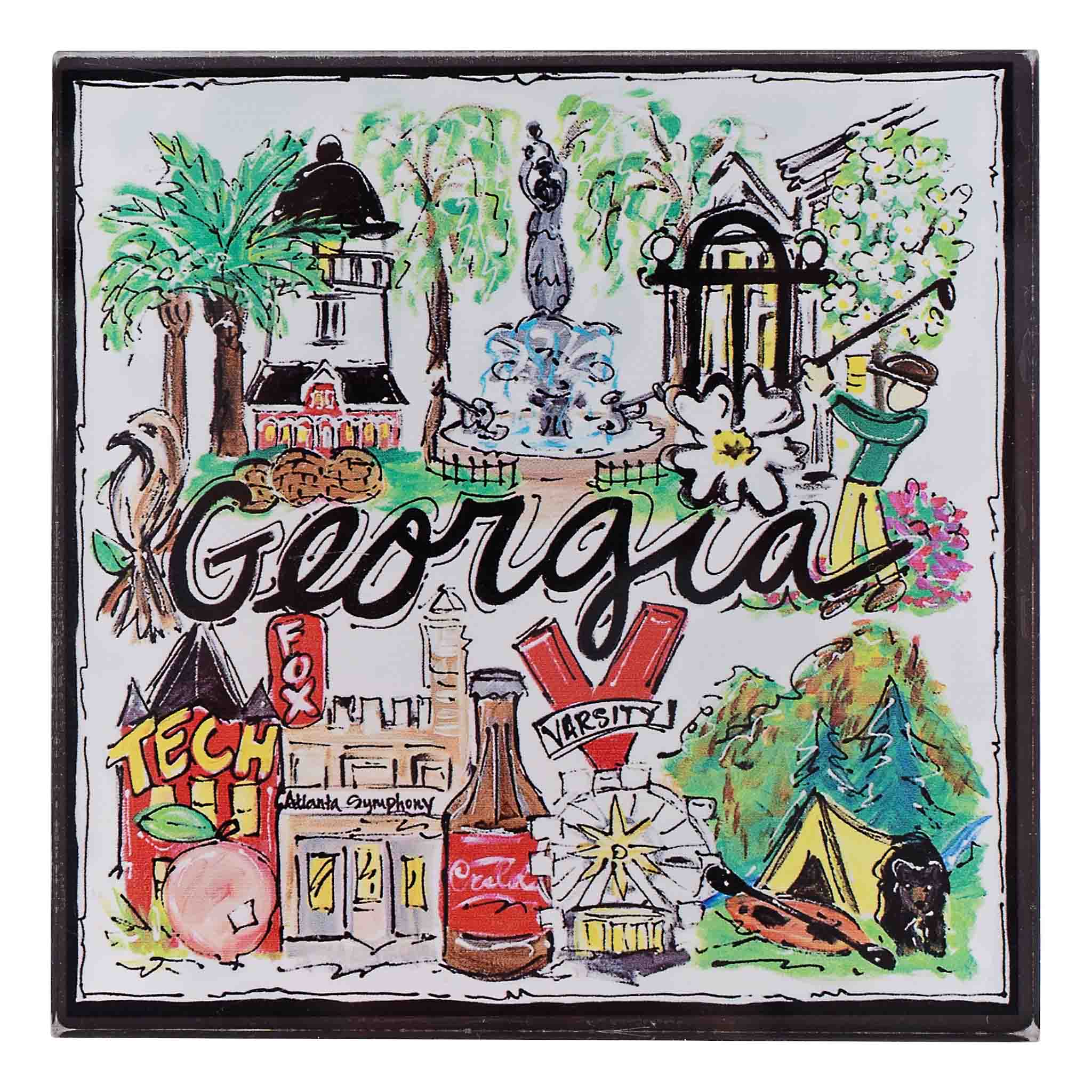 Glory Haus - State of Georgia Icon Magnet