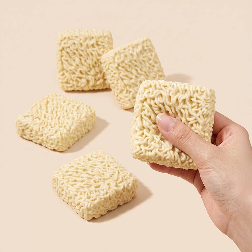 Sensibling Corp. - 12PCS - ASMR Crunchy Noodle Squeeze Squishy Stress Relief Toy