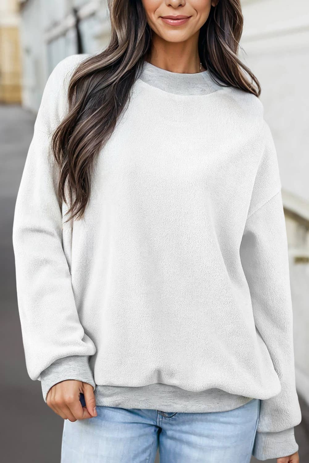 Aapparella - Reversible Oversized Mock Neck Sweatshirt | S-4X