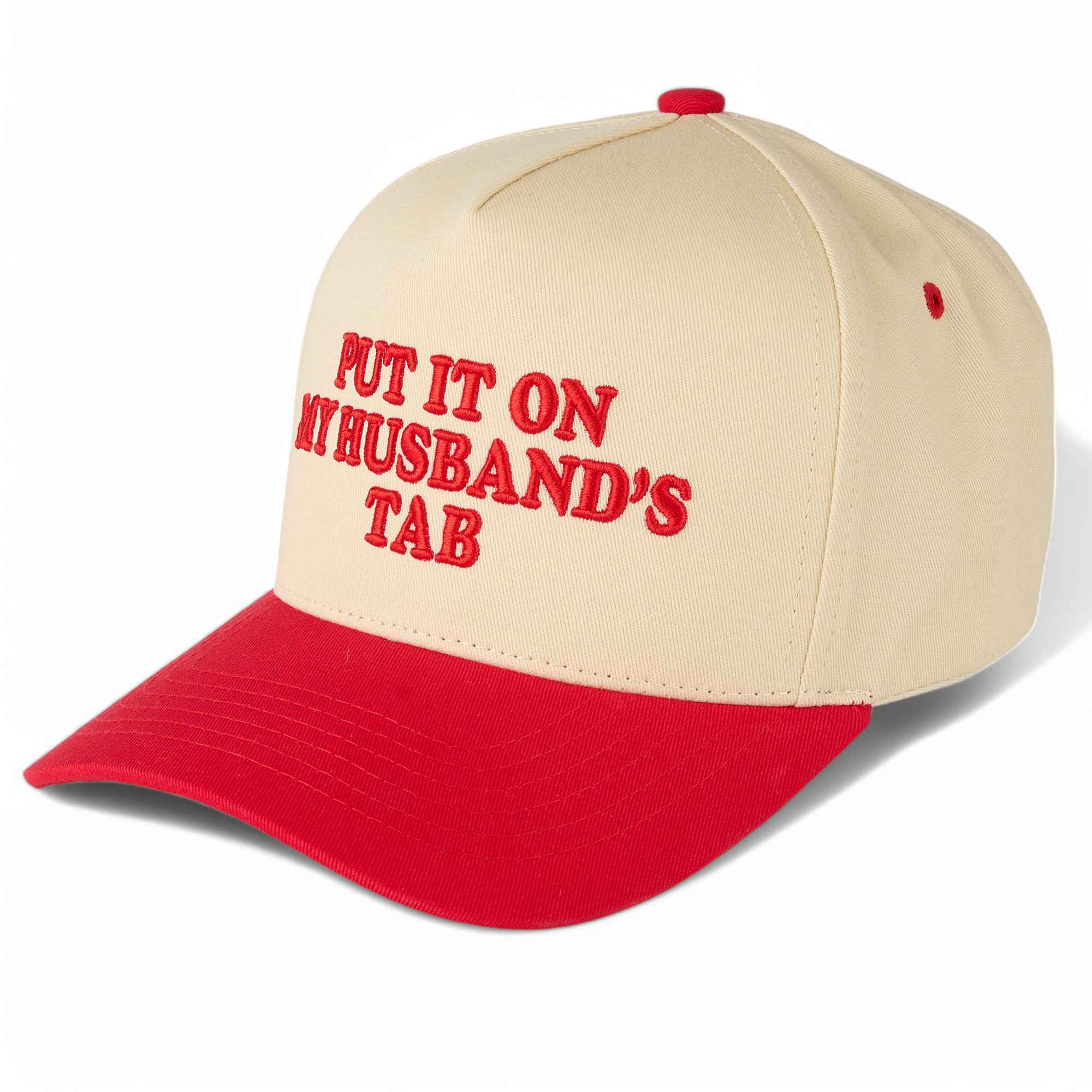 MiMi Wholesale - TCM0050 Puff Embroidered Put It On My Husband's Tab Trucker Hat