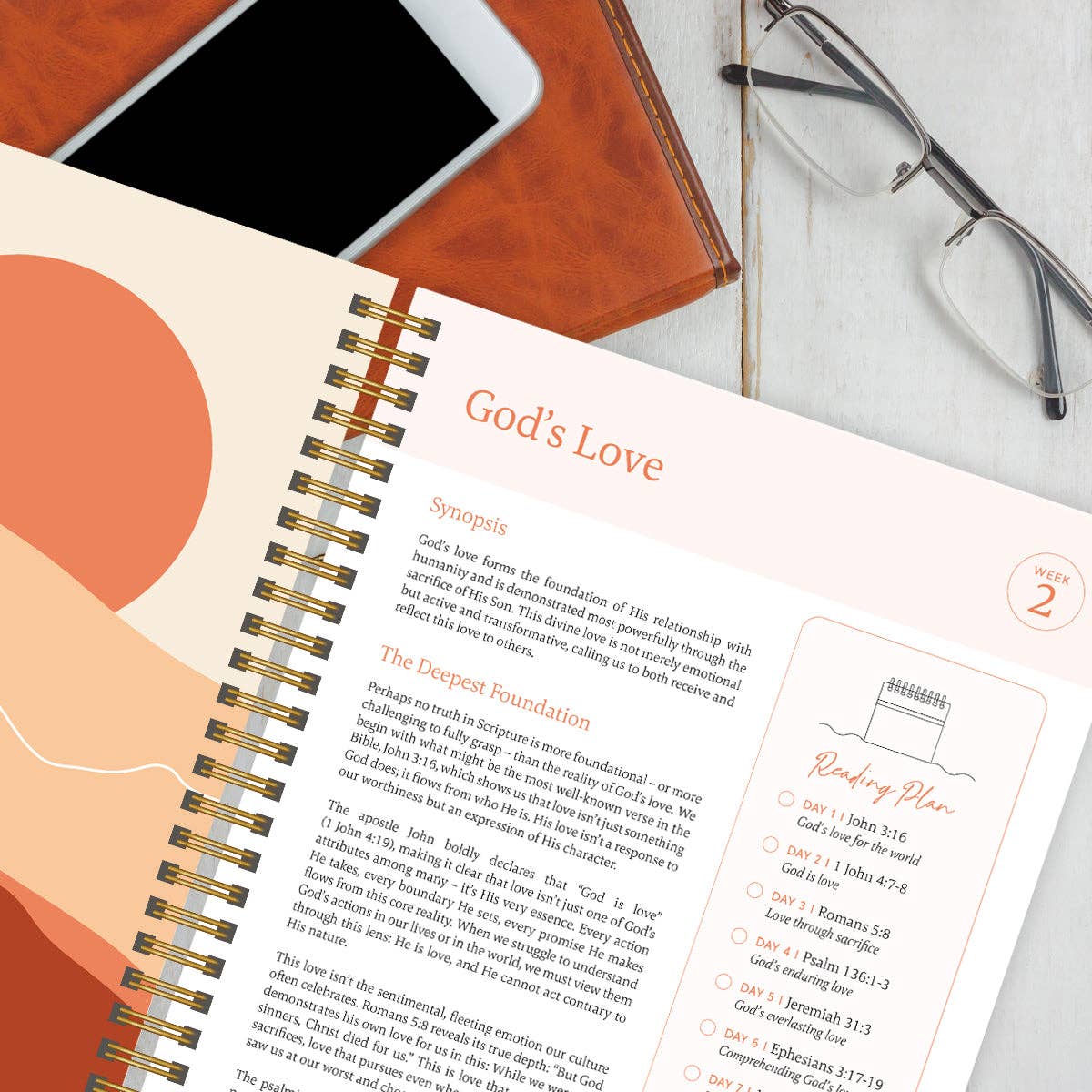 Spiral Bible - The Bible In A Year: A 52-Week Journey Through God's Word