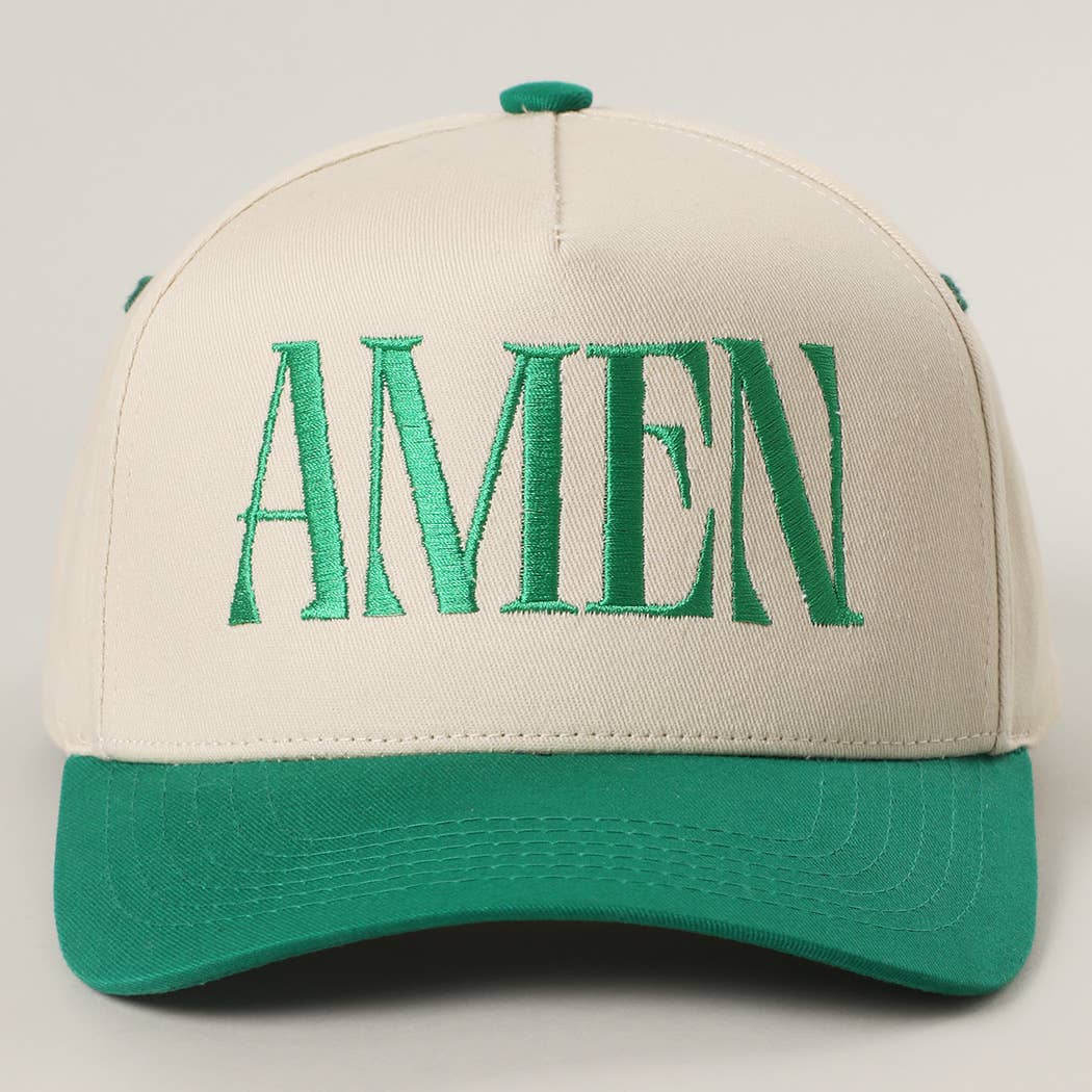 Fashion City - AMEN Embroidery Two-Tone Trucker Hat