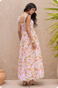 Strut & Bolt - Floral Fit and Flare Maxi Dress