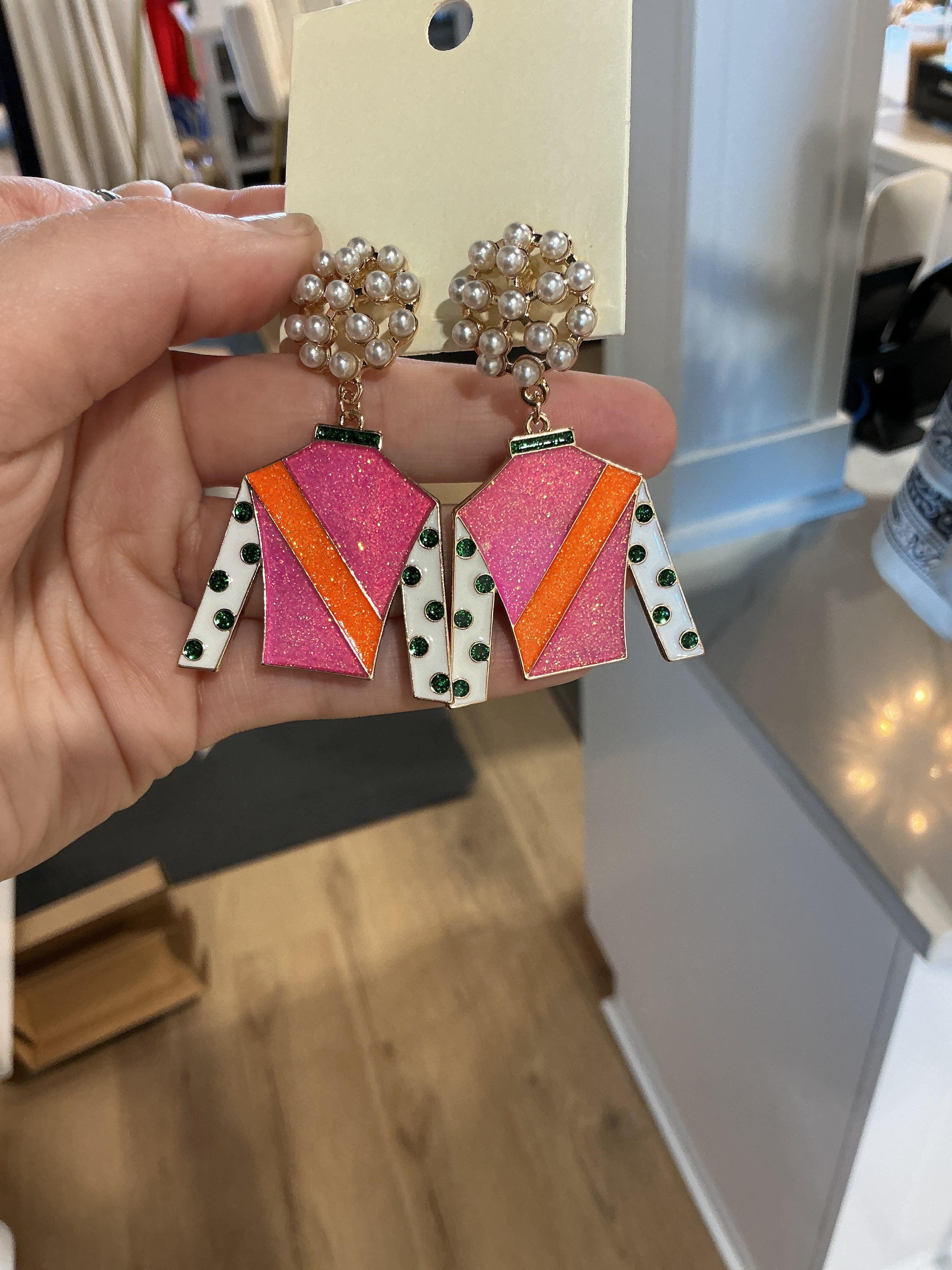 Pearl Cluster Derby Jacket Earring