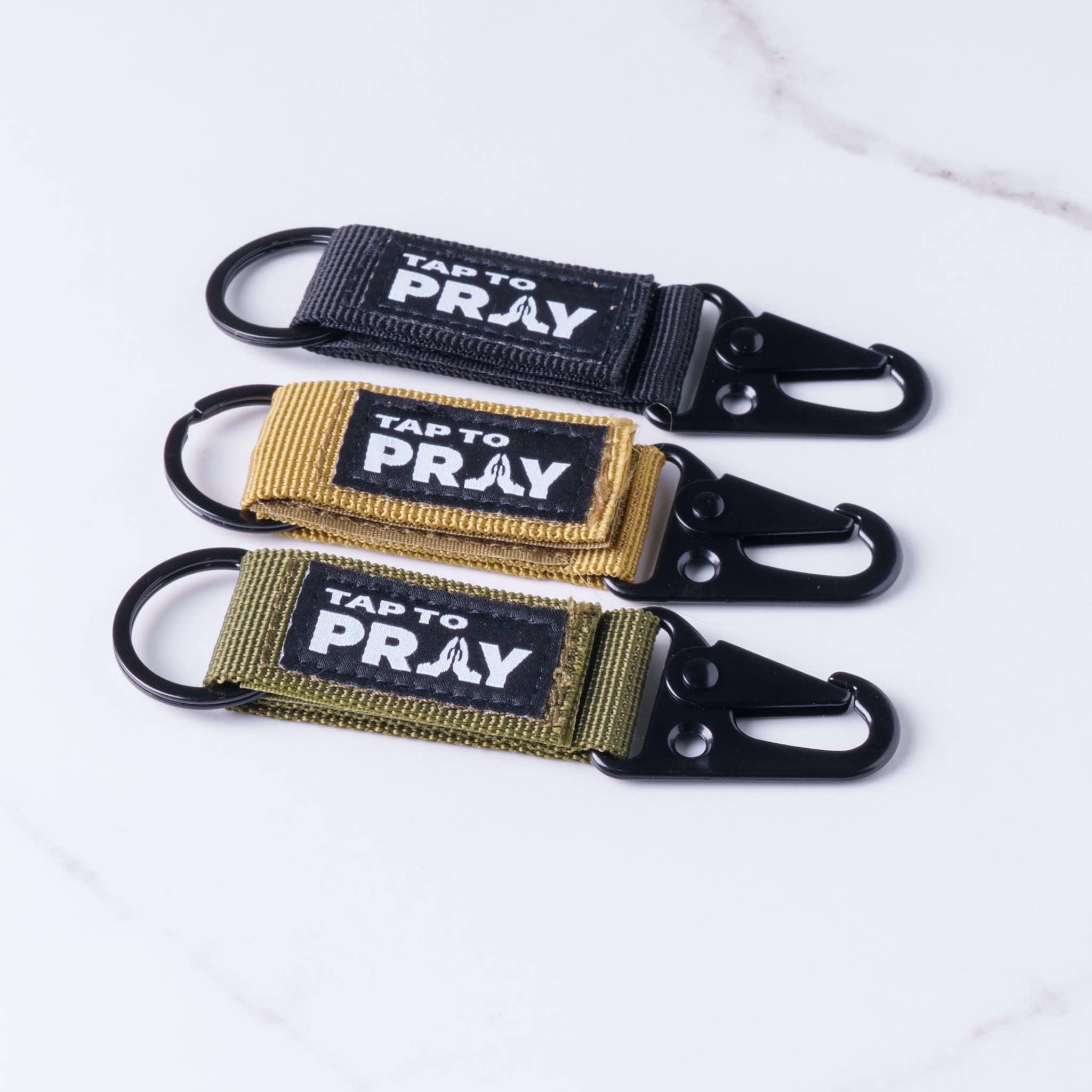 Versible - Tap To Pray™ - Tactical Carabiner Keychain