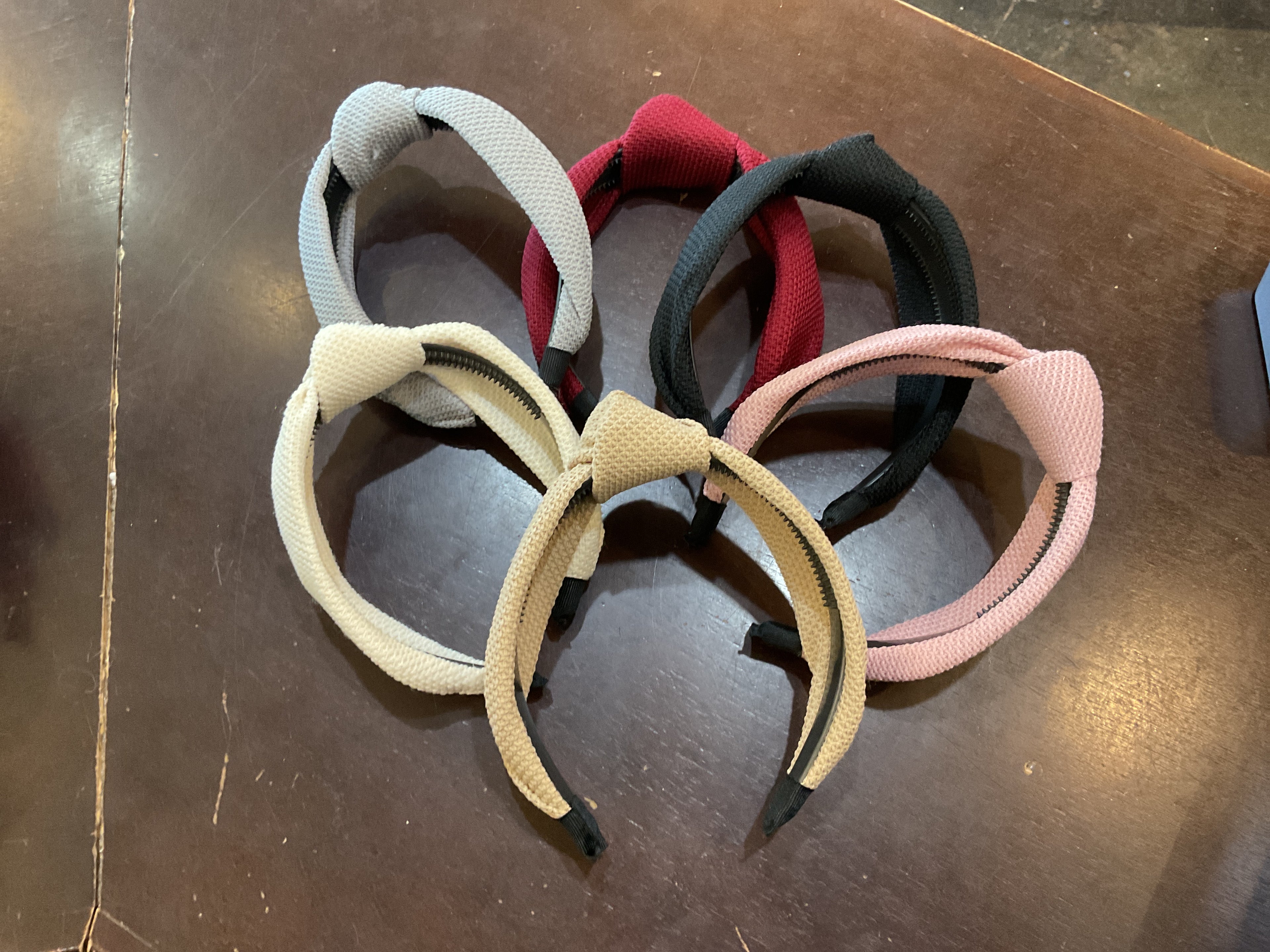 Solid Waffle Topknot Headbands