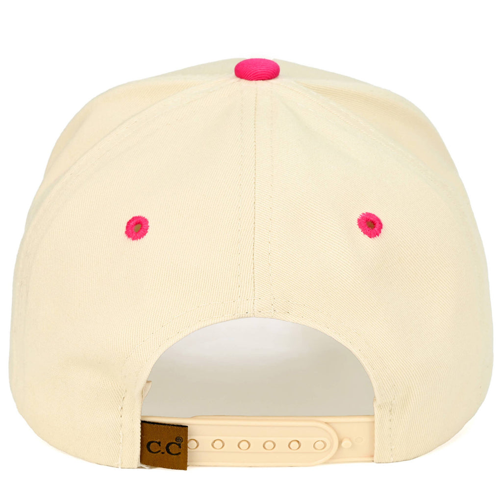 MOMMIN Letter Two Tone Trucker Cap