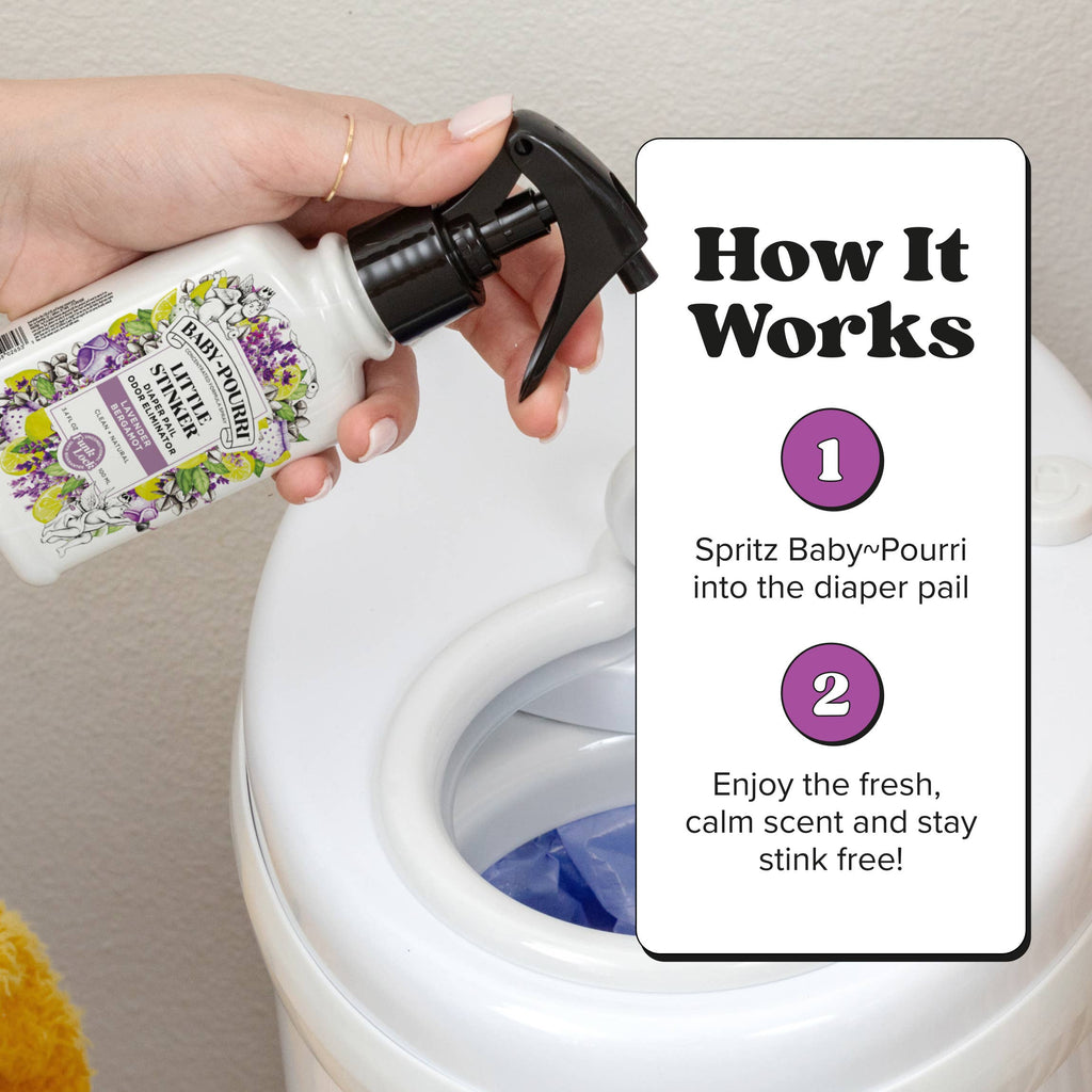 ~Pourri - Baby~Pourri Little Stinker Diaper Pail Odor Eliminator 3.4oz