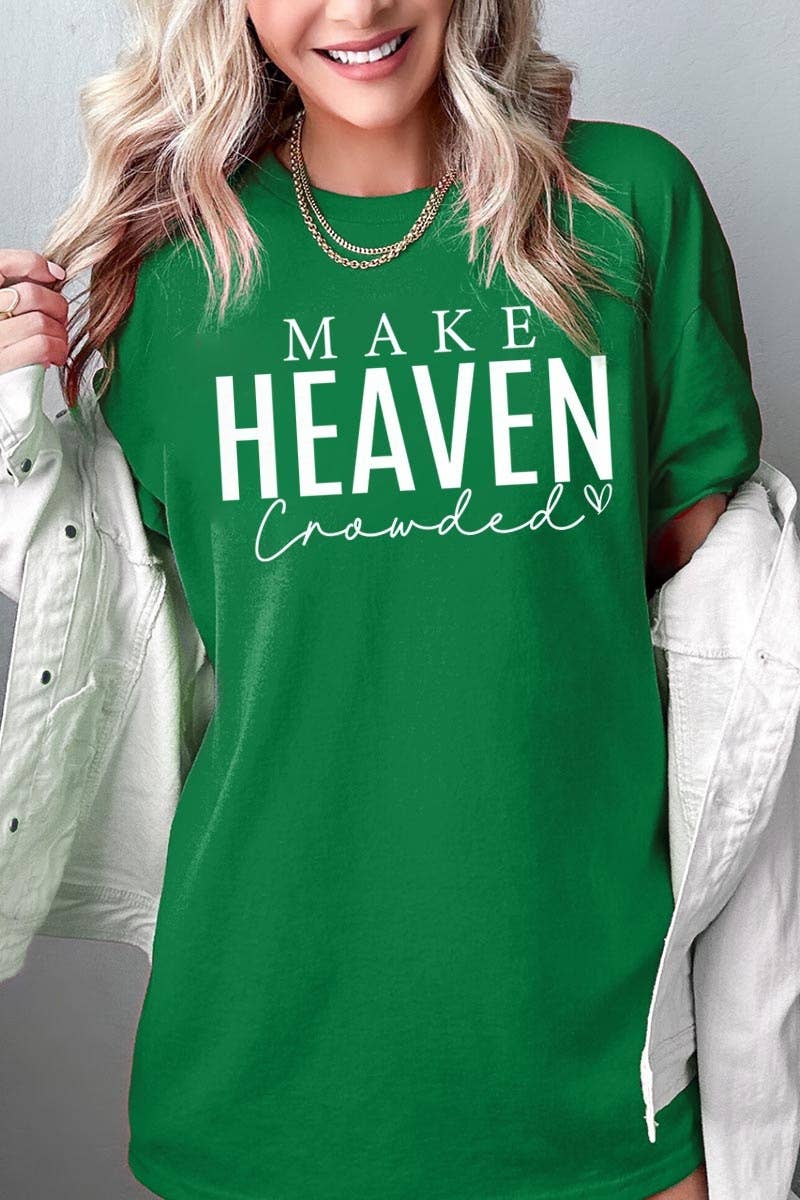Make Heaven Crowded Graphic Heavy Cotton Tee