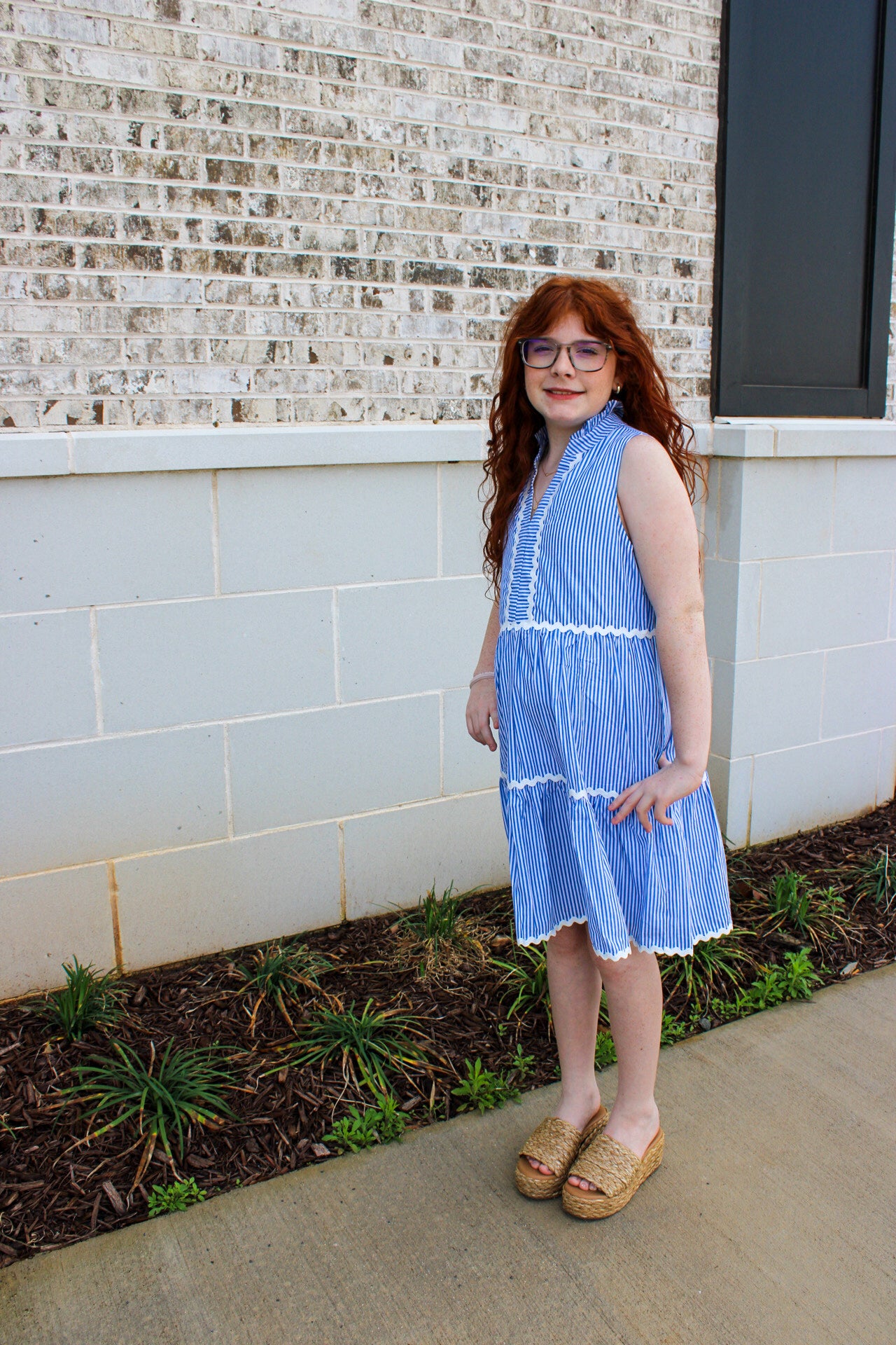 SS Youth Coastal Prep Dress