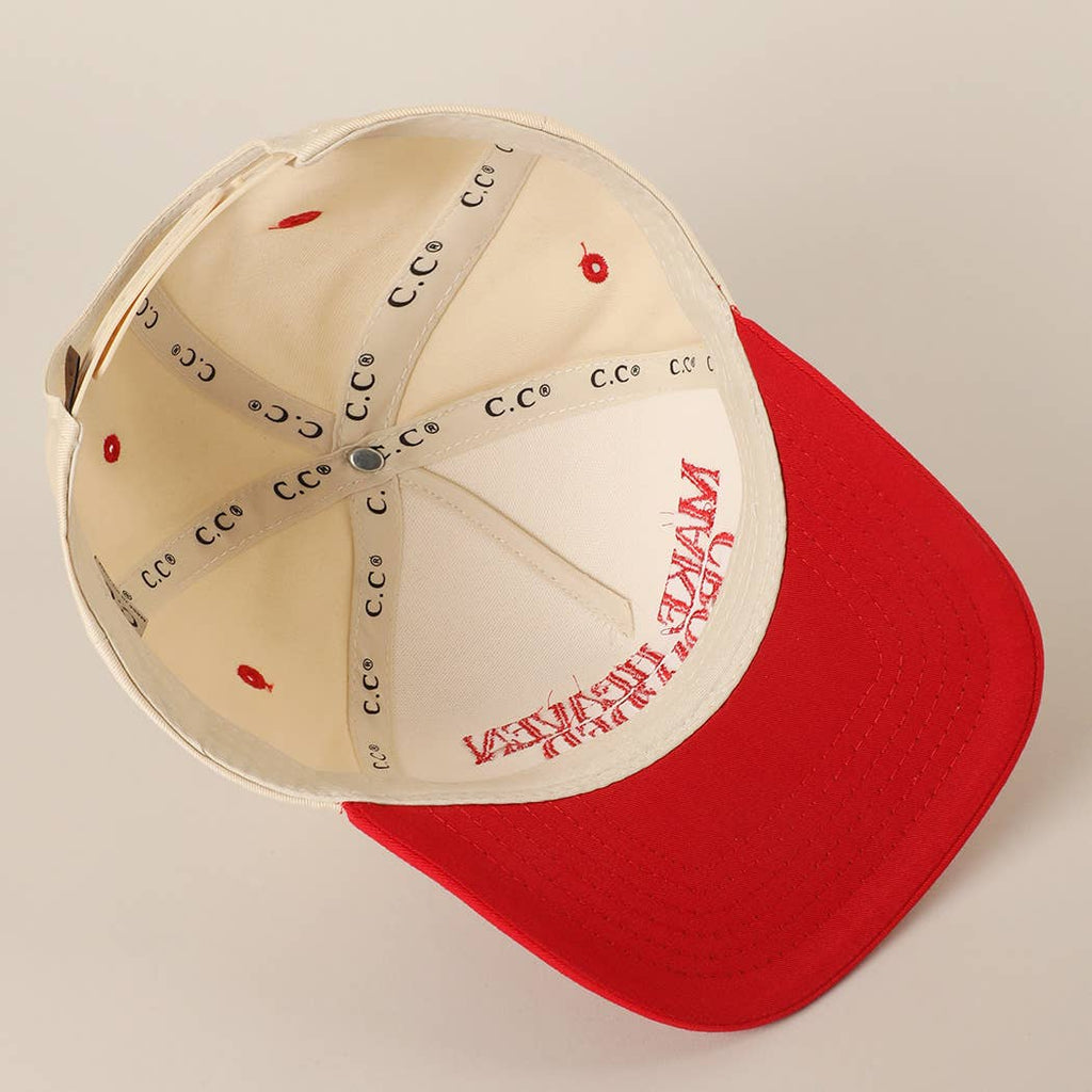 Fashion City - MAKE HEAVEN CROWDED Embroidery Baseball Cap