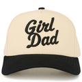 GIRL DAD Letter Embroidered on Two Tone Trucker Hat