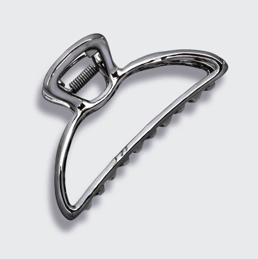 KITSCH - Open Shape Claw Clip - Hematite
