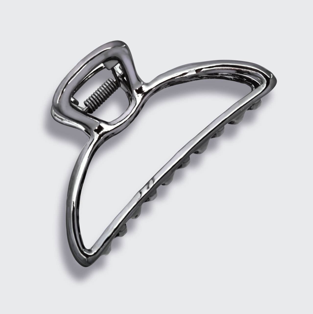 KITSCH - Open Shape Claw Clip - Hematite