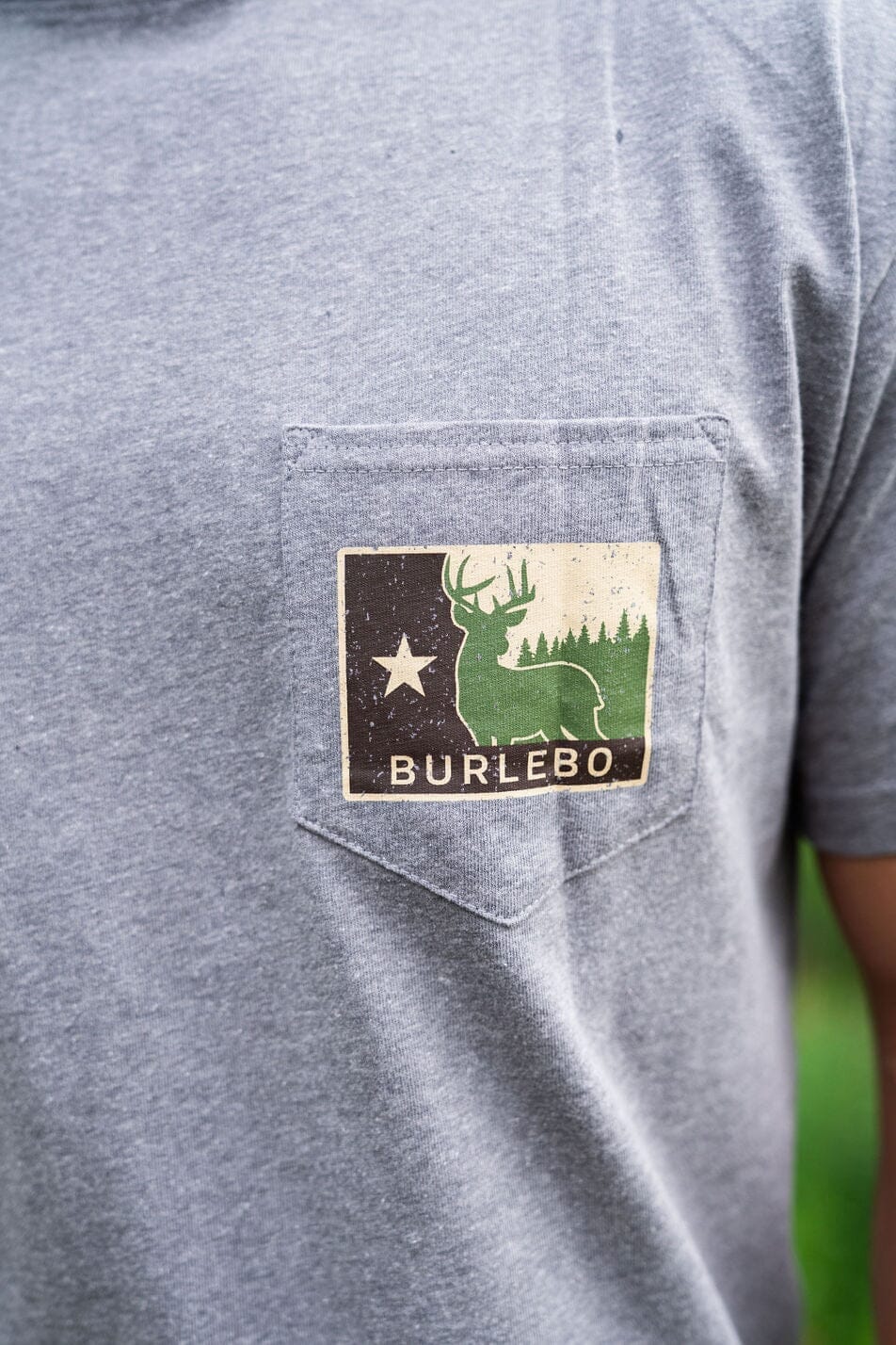 Men’s Burlebo Texas Deer Flag T-Shirt