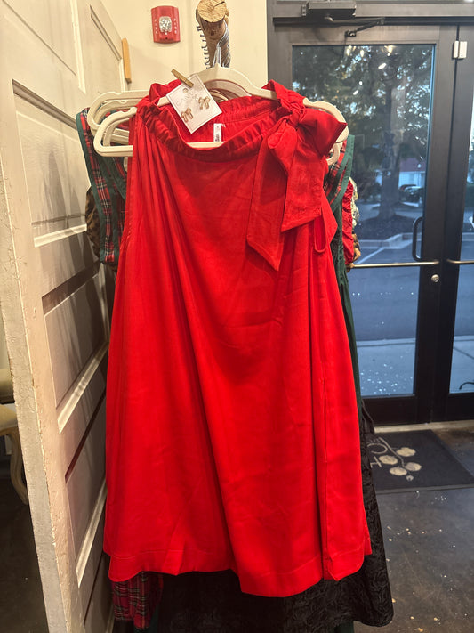 Red Sleeveless Mini Dress