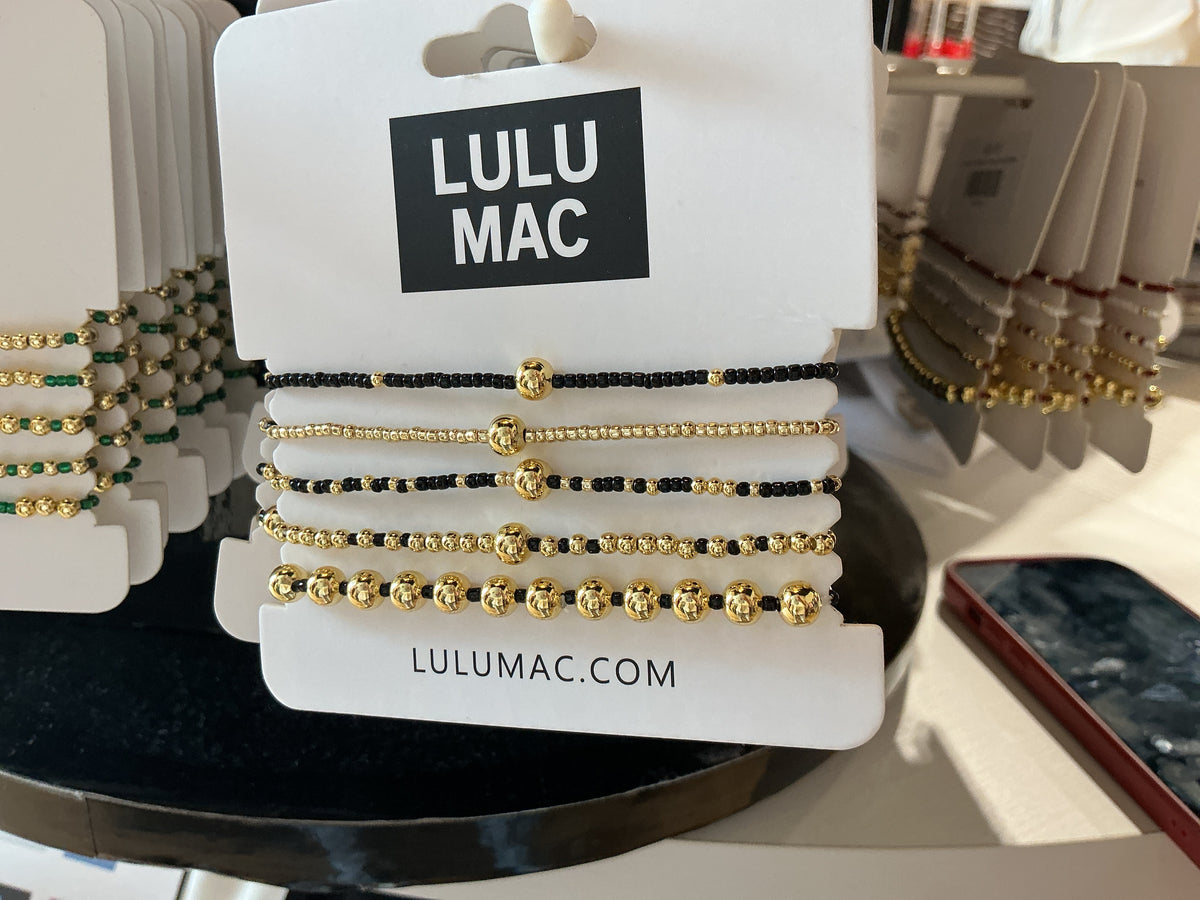 Lulu Mac Colored Bracelets Gold
