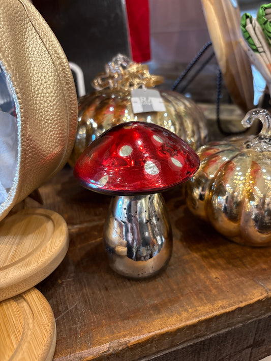 Red Glass Mushroom