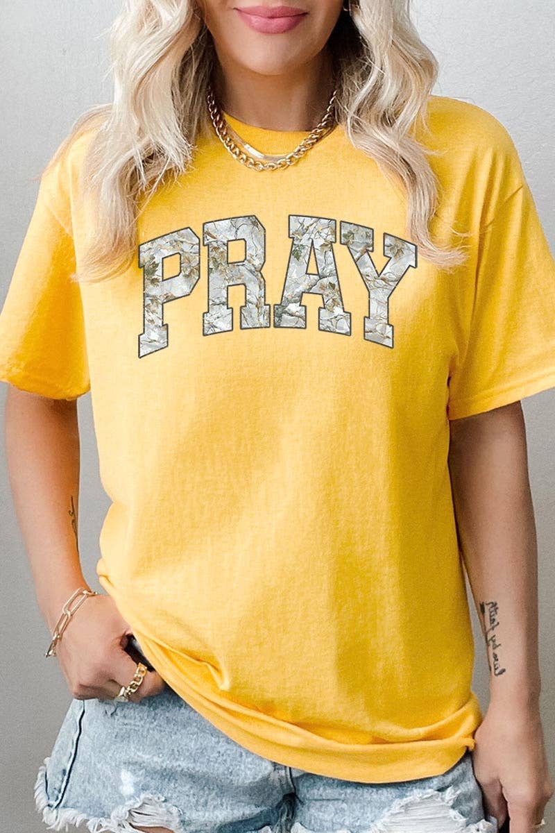 COLORBEAR - Pray Graphic Heavy Cotton Tee