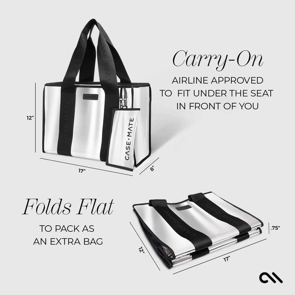Case-Mate - Case-Mate Silver Chrome Jelly Tote Bag (Classic)