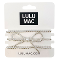 Lulu Mac Silver Bow Bracelets