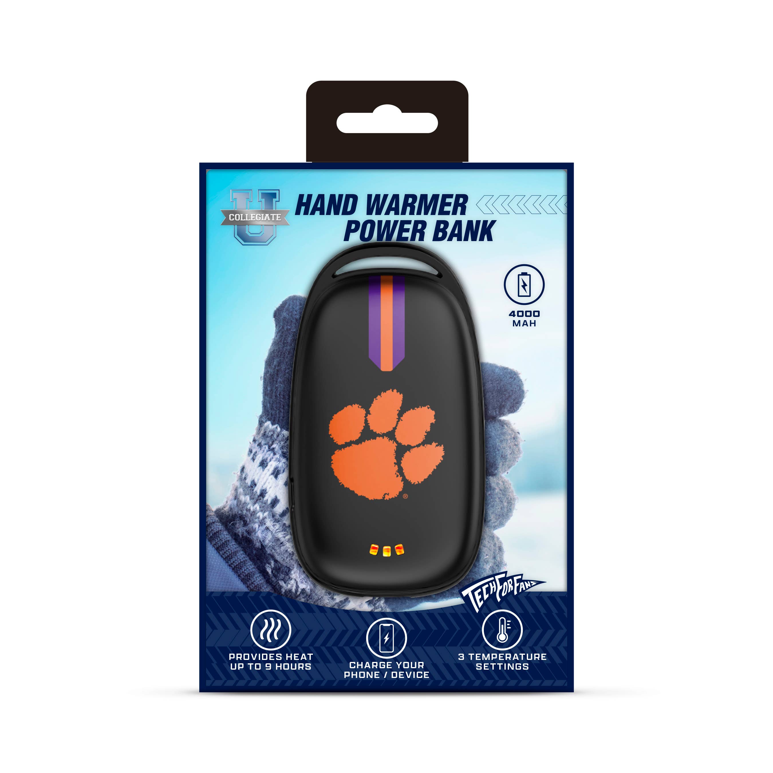 NCAA Clemson Tigers Powerbank Hand Warmer