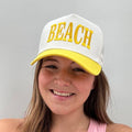 BEACH CAP YELLOW