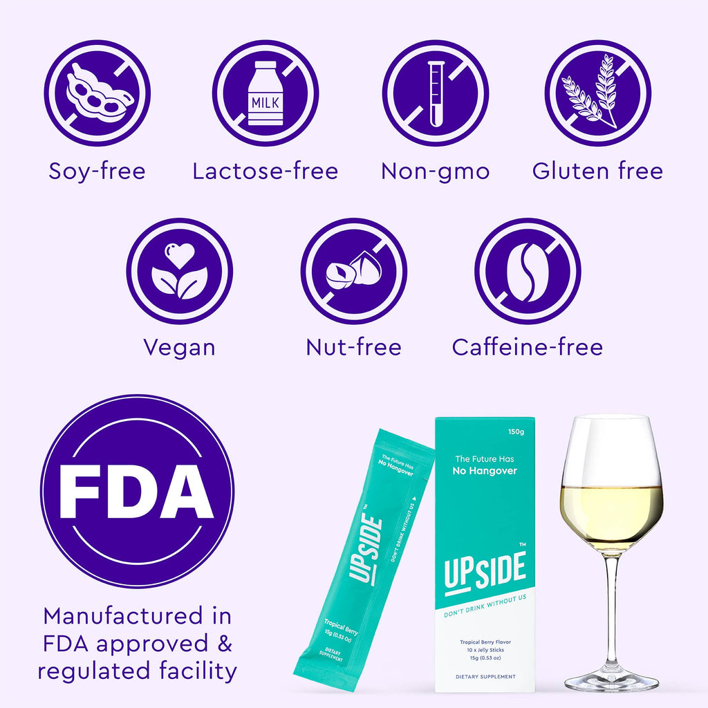 Upside - Before Alcohol Hangover Sticks - UPSIDE Before Drinking Hangover Sticks - Party Box (30-Pack)
