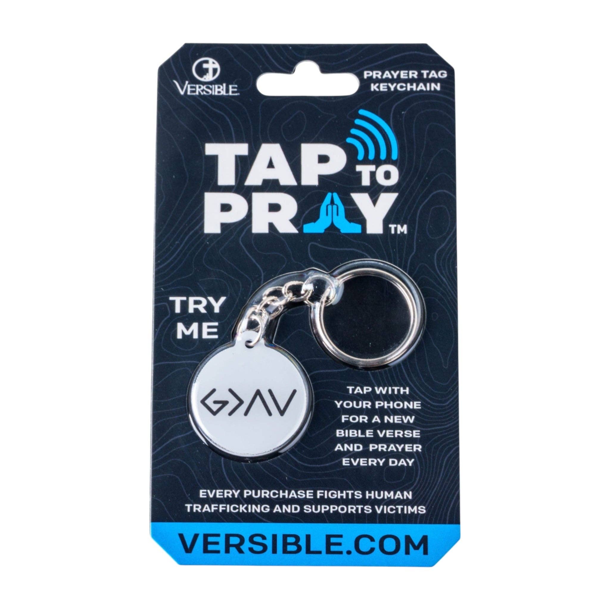Versible - Tap To Pray™ - Prayer Tag Keychains