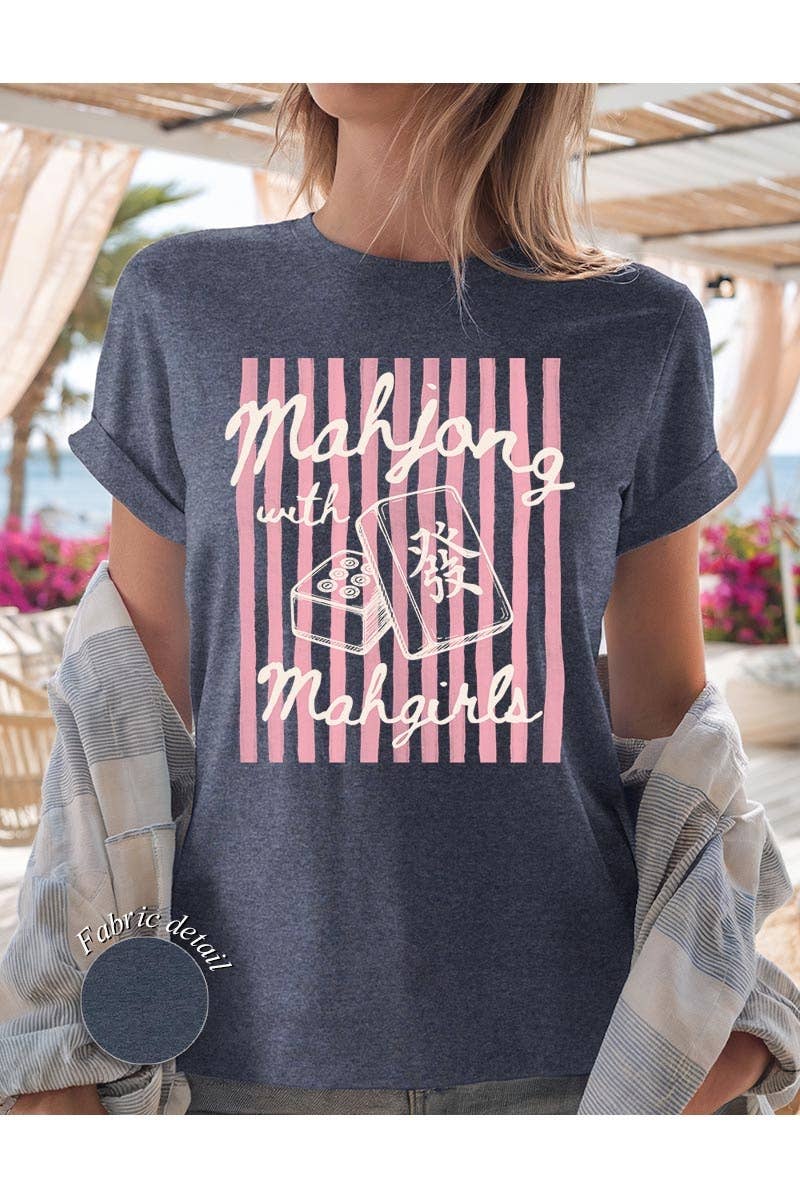 COLORBEAR - Mahjong Mahgirls Graphic Heavy Cotton Tee