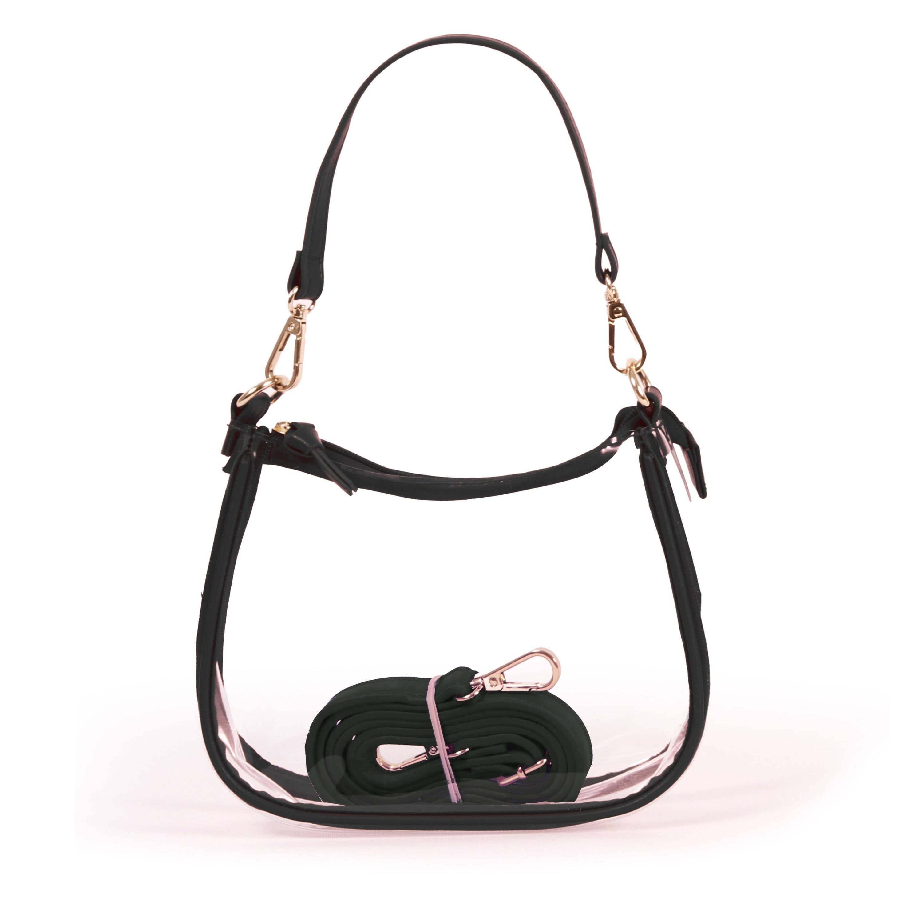 Desden - The Clara Clear Purse by Desden in Black