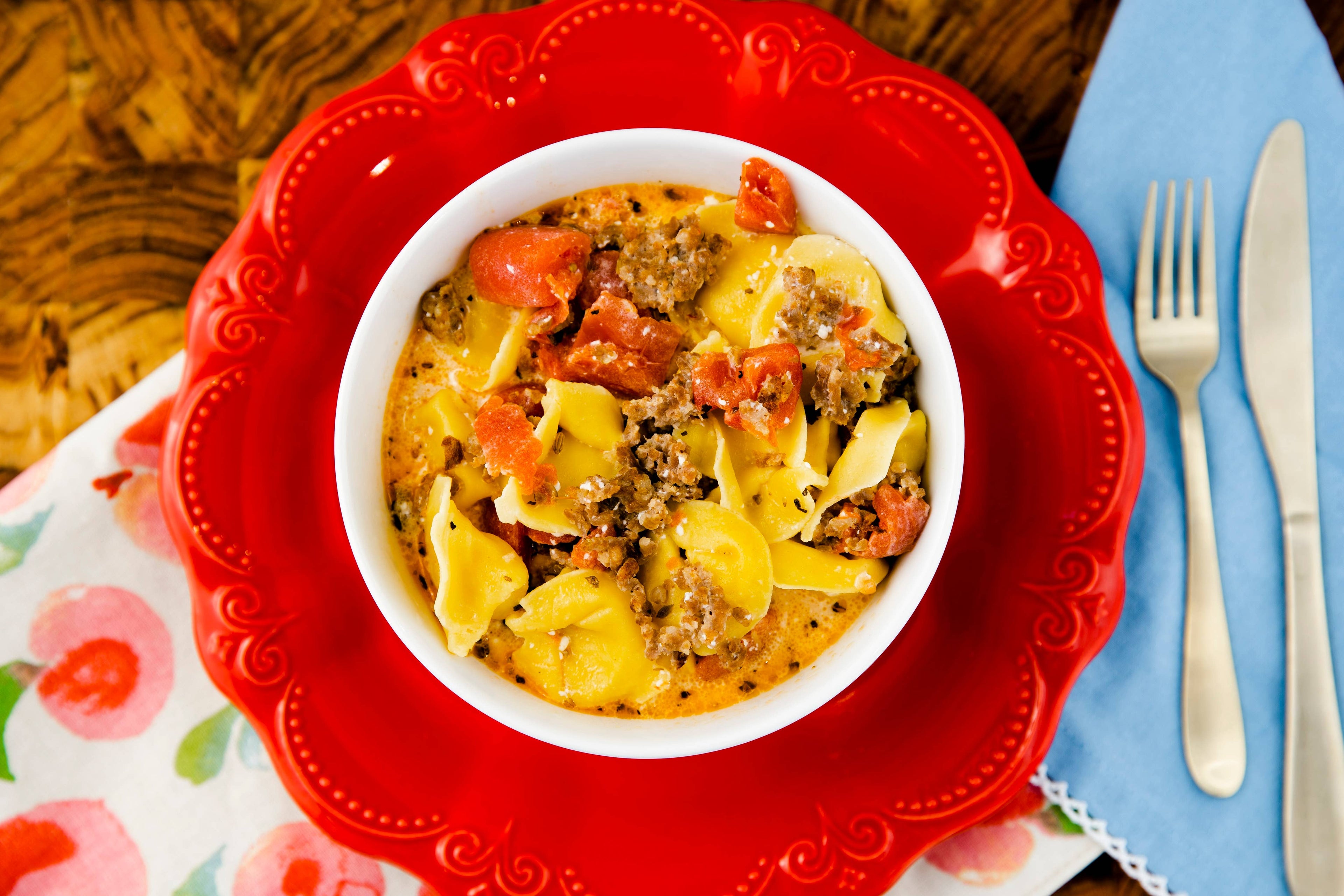 Crockstar Dinner Club - Sausage & Cheese Tortellini