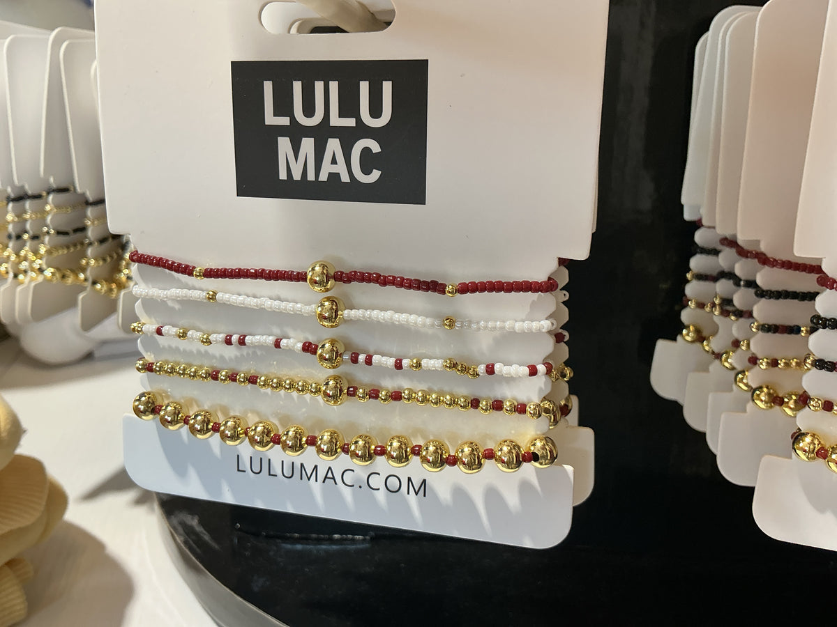 Lulu Mac Colored Bracelets Gold
