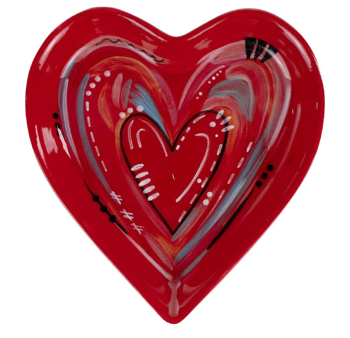 Funky Heart Trinket Tray