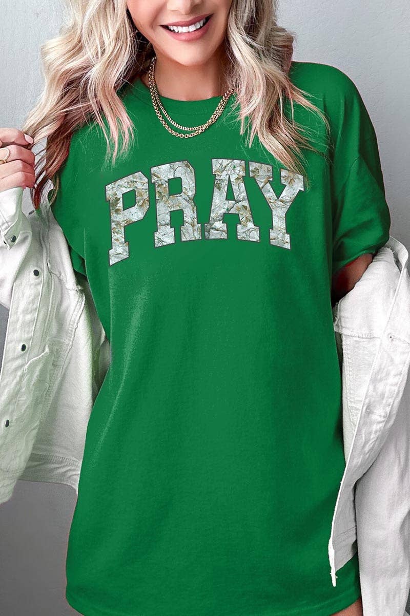 COLORBEAR - Pray Graphic Heavy Cotton Tee