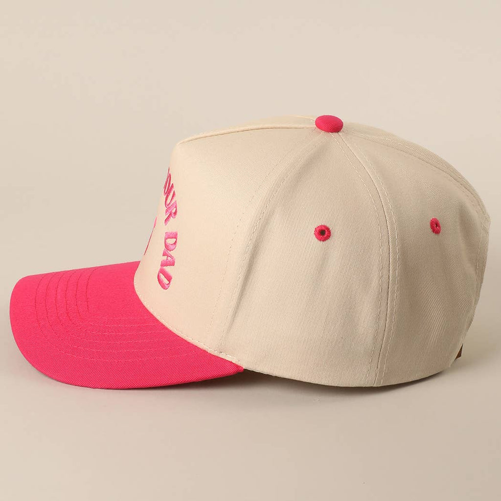 Fashion City - GO ASK YOUR DAD Embroidery Two-Tone Trucker Hat