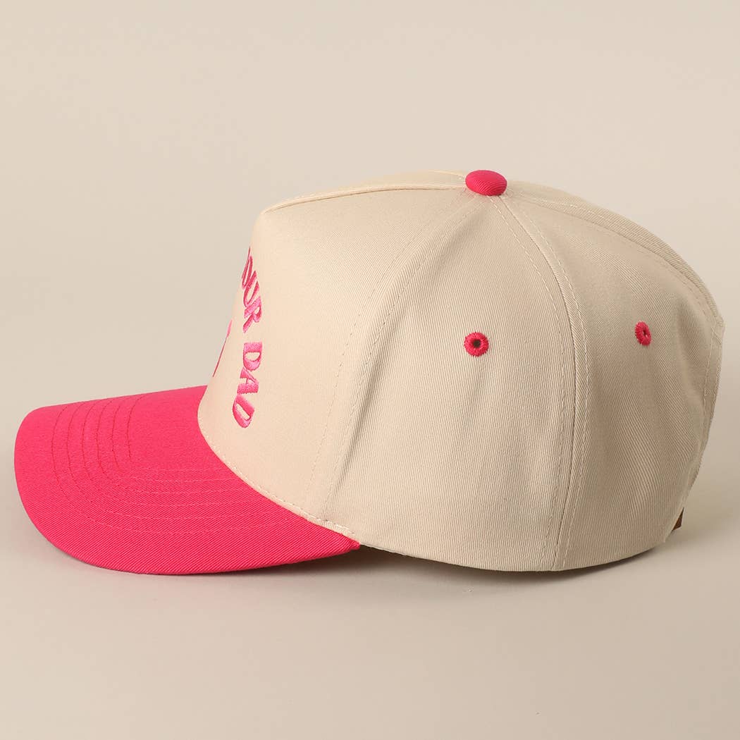 Fashion City - GO ASK YOUR DAD Embroidery Two-Tone Trucker Hat